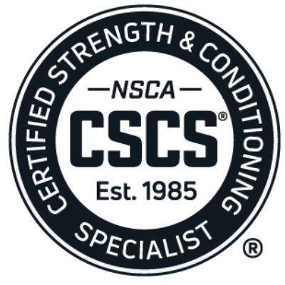 National Strength and Conditioning Association CSCS certification badge
